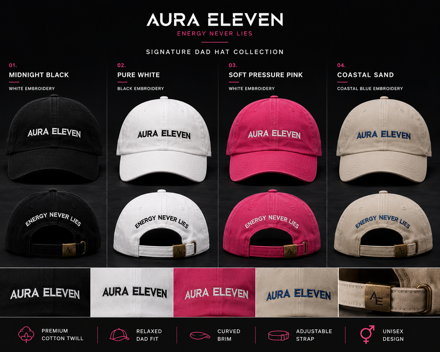 Aura Eleven Signature Dad Hat