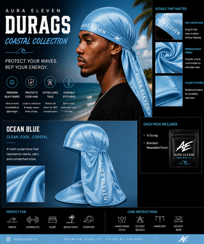 Aura Eleven Coastal Collection Durags