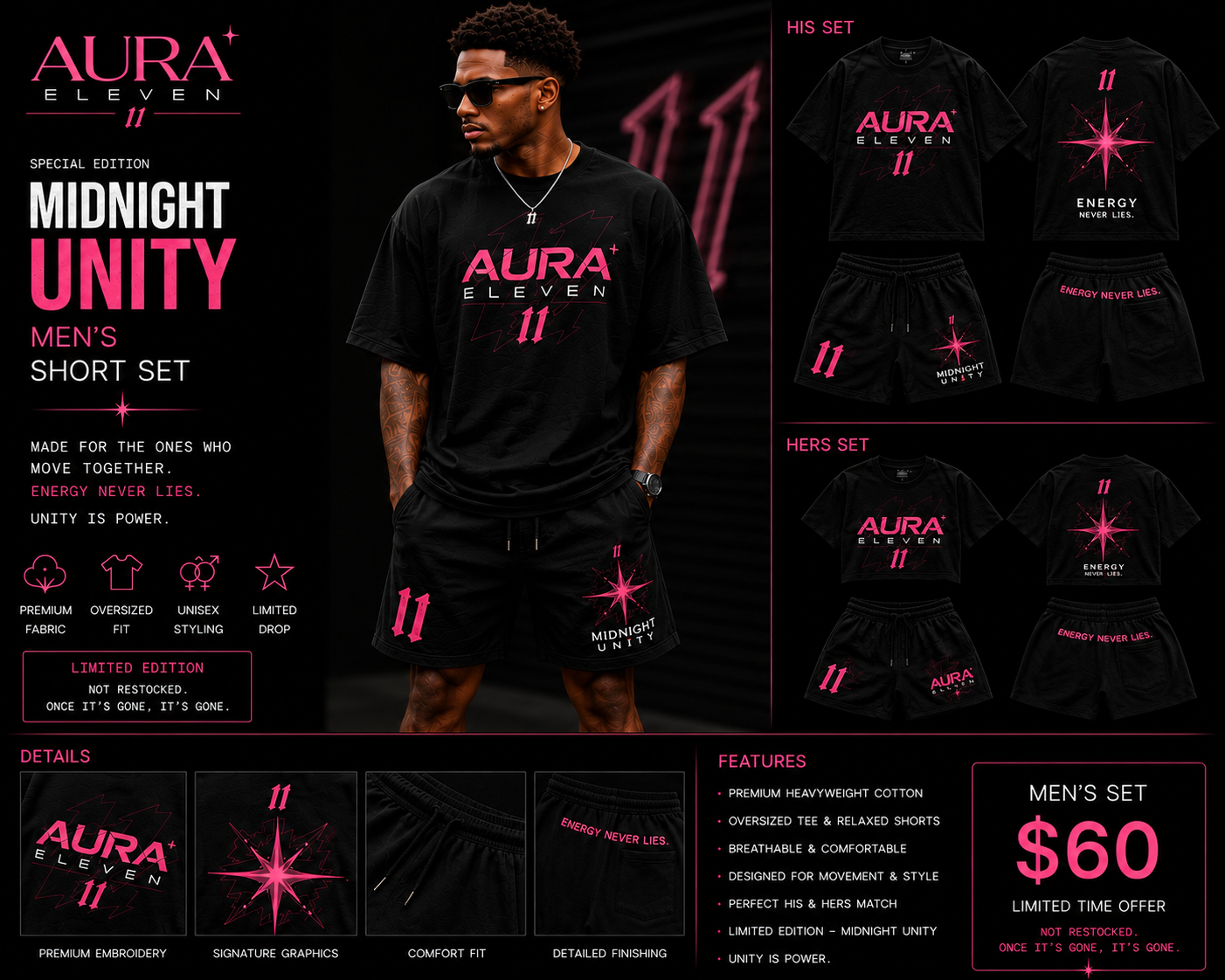 Aura Eleven Men's Short Sets