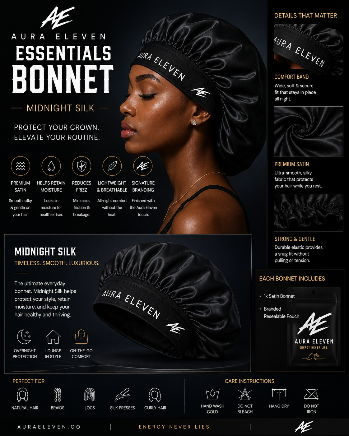 Aura Eleven Essential Bonnets