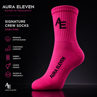 Aura Eleven Signature Crew Socks