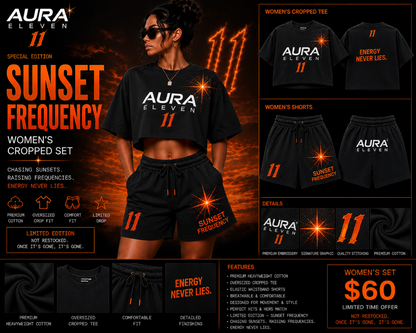 Aura Eleven Women's Cropped Set