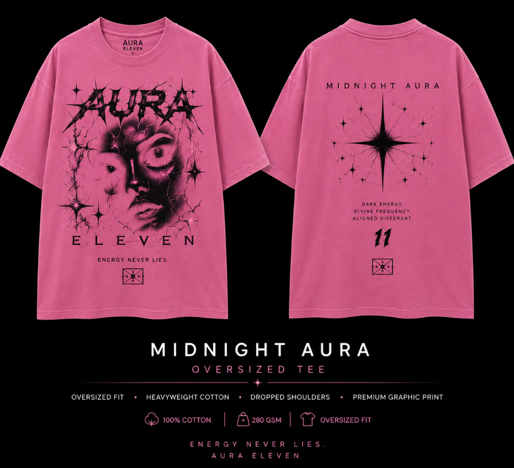 Aura Eleven Women Oversized Tees