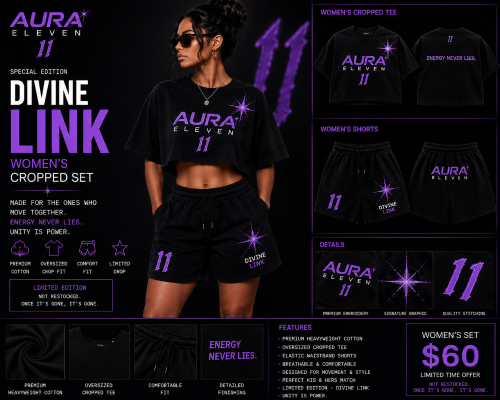 Aura Eleven Women's Cropped Set