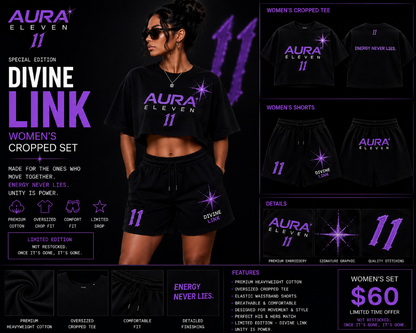 Aura Eleven Women's Cropped Set