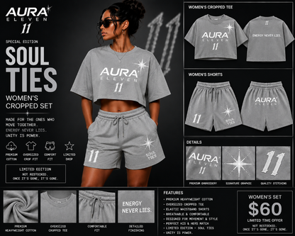 Aura Eleven Women's Cropped Set