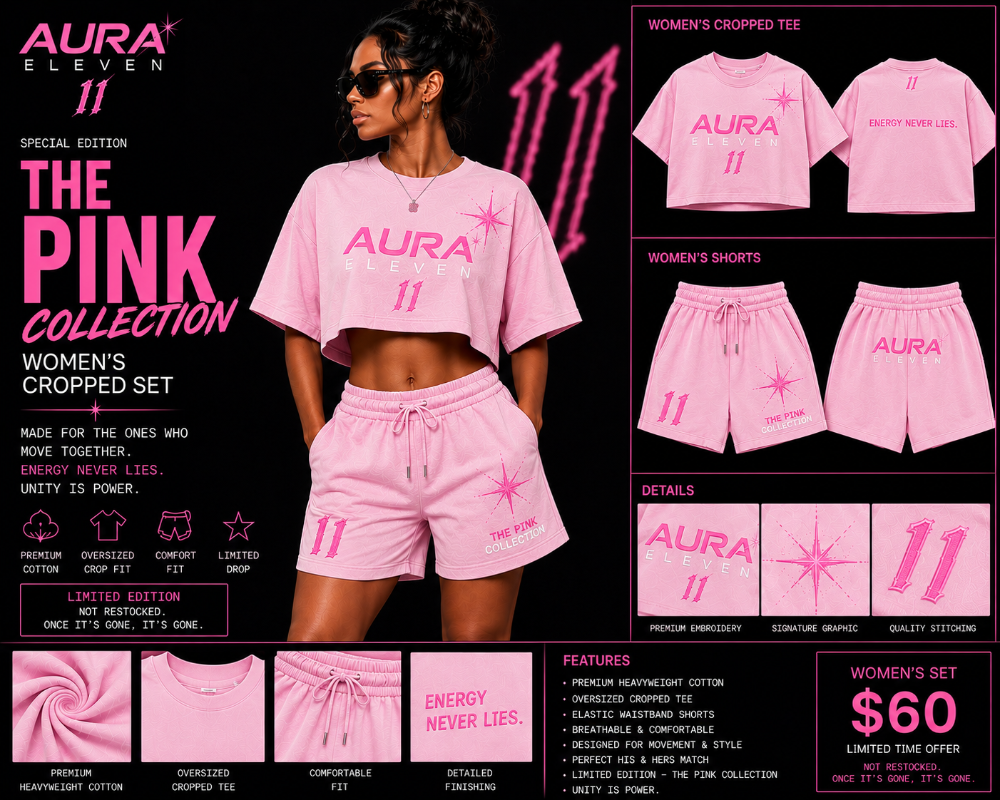 Aura Eleven Women's Cropped Set